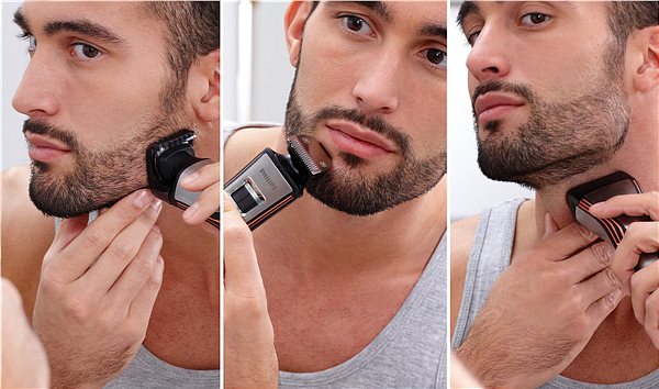 этапы стрижки бороды