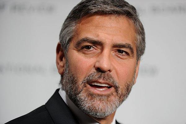 Джордж Клуни с бородой